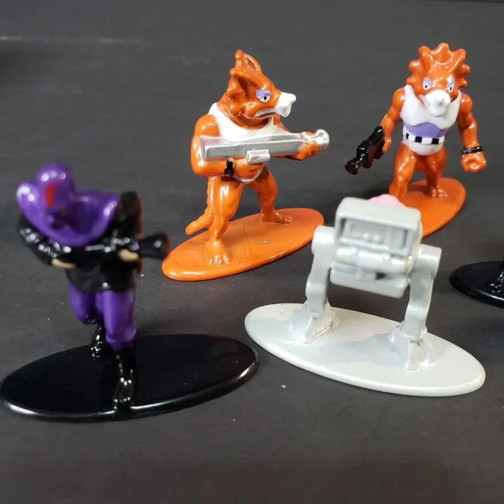Lot of 6 TMNT Villains Metalfigs Mini Figures Toys Teenage Mutant Ninja Turtles